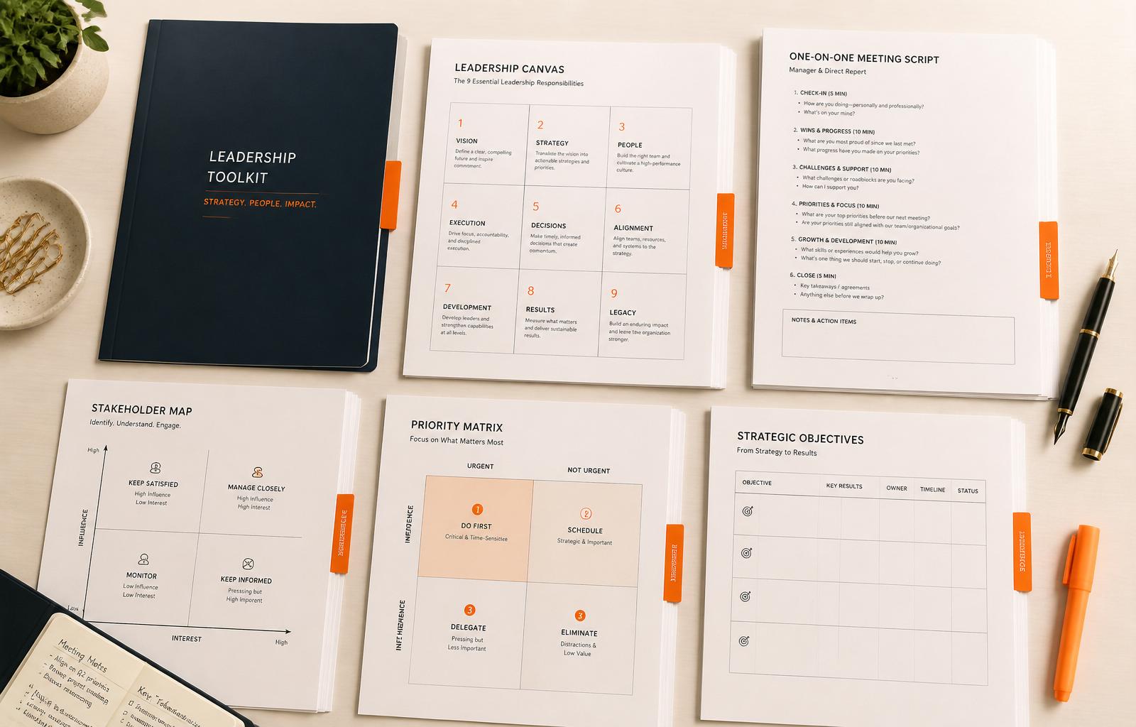 Documentos do kit Liderança 90D